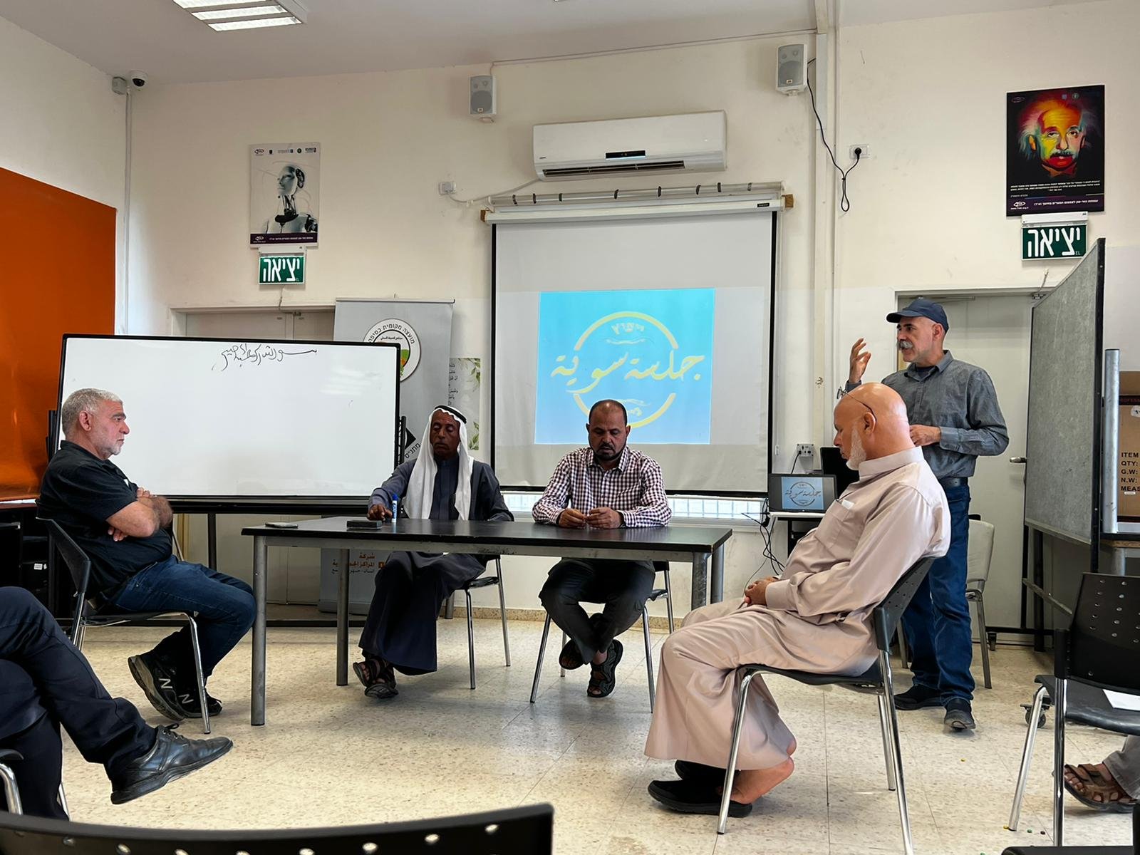 במהלך סימולאציה בגישור בנגב